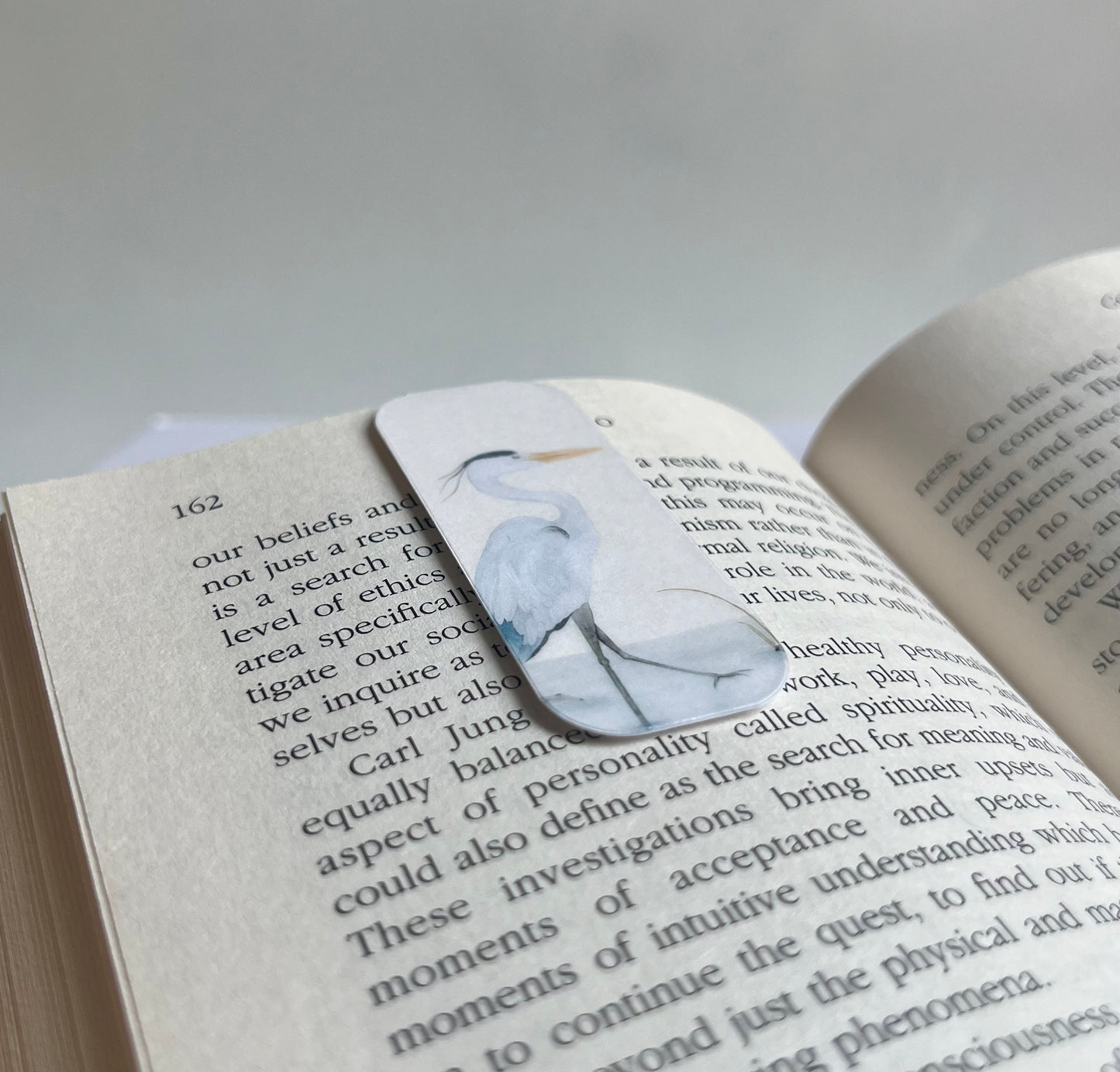 Blue Heron Magnetic Bookmark Set