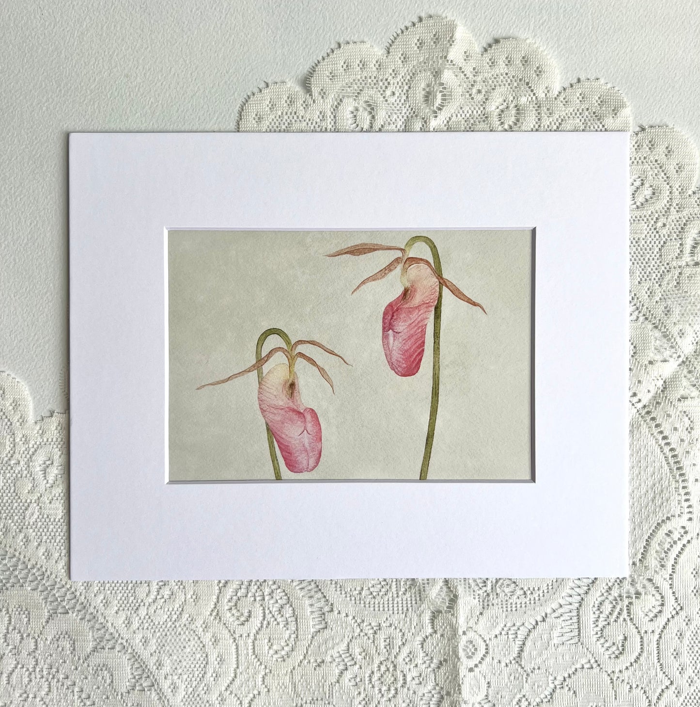Lady Slippers Art Print