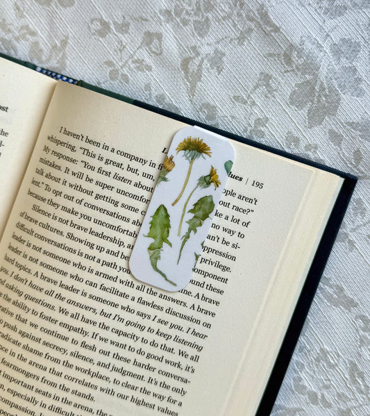 Dandelions Magnetic Bookmark Set