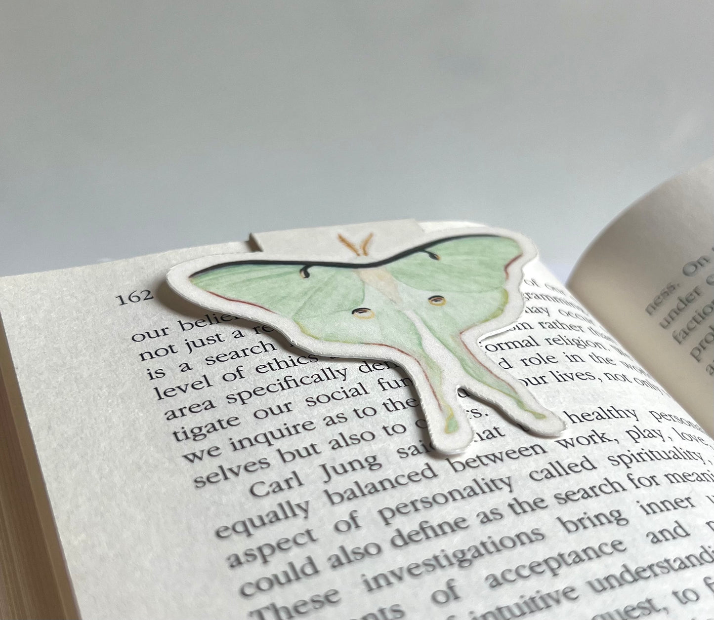 Luna Moth Magnetic Bookmark