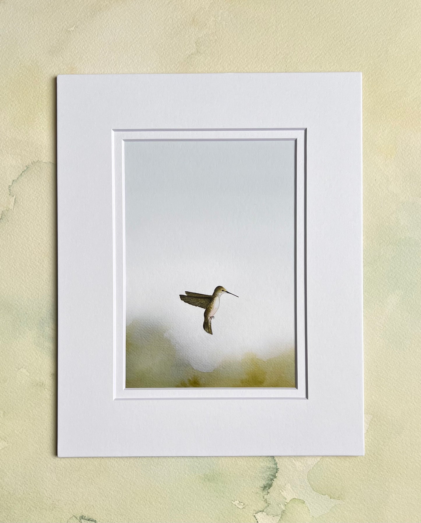 “Warmth” Hummingbird Art Print