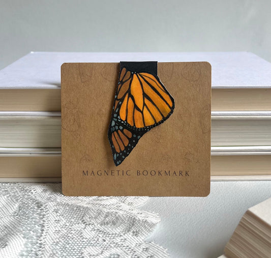 Monarch Butterfly Wing Magnetic Bookmark