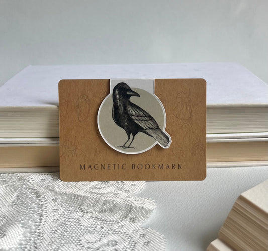 Crow Magnetic Bookmark