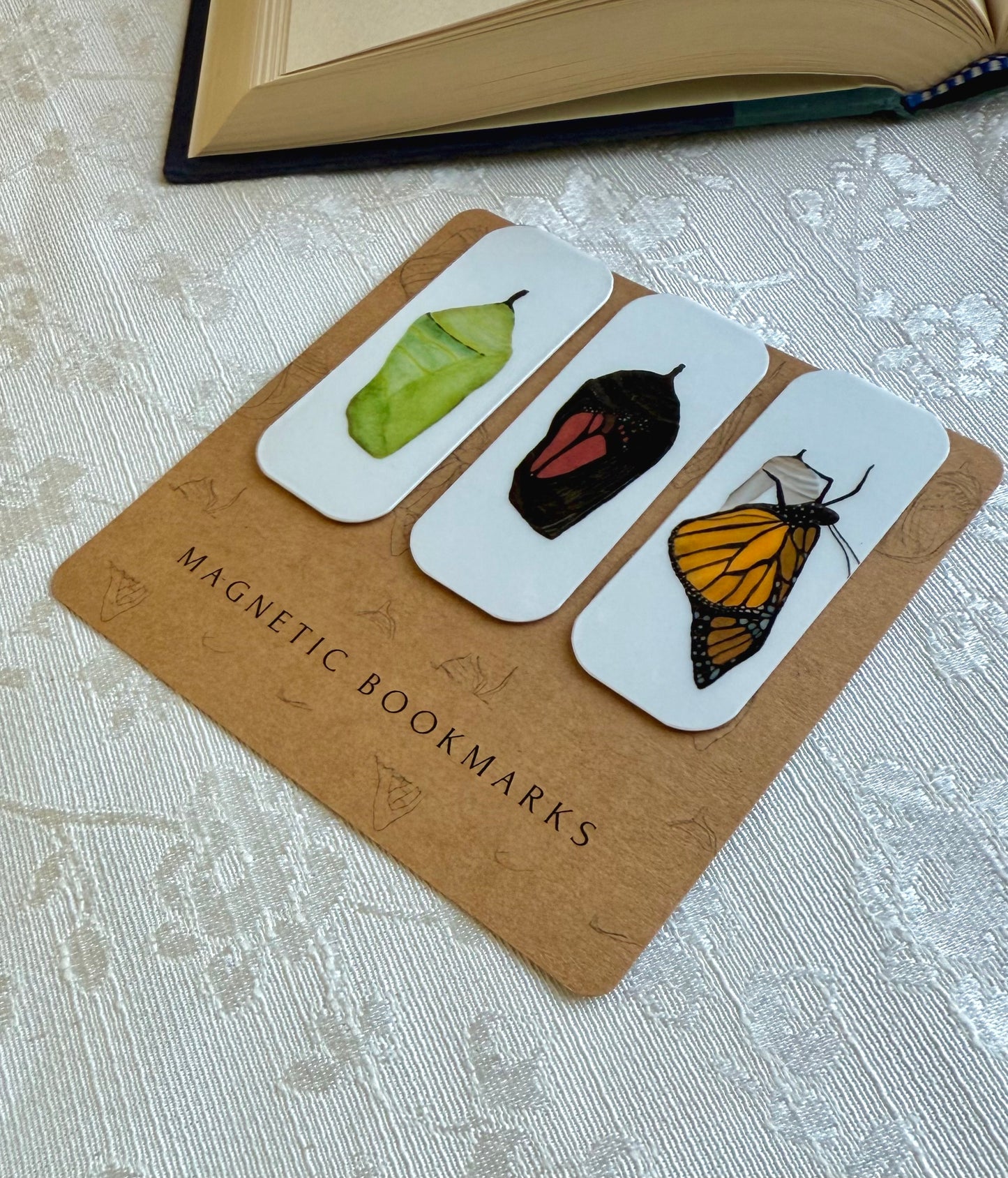 Evolve Butterfly Magnetic Bookmark Set