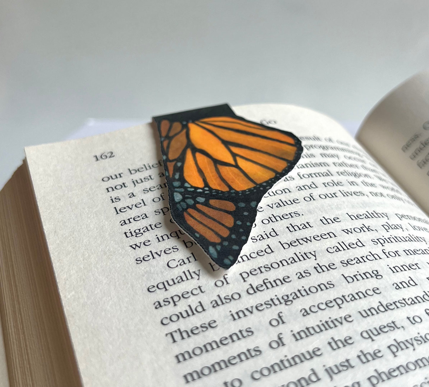 Monarch Butterfly Wing Magnetic Bookmark