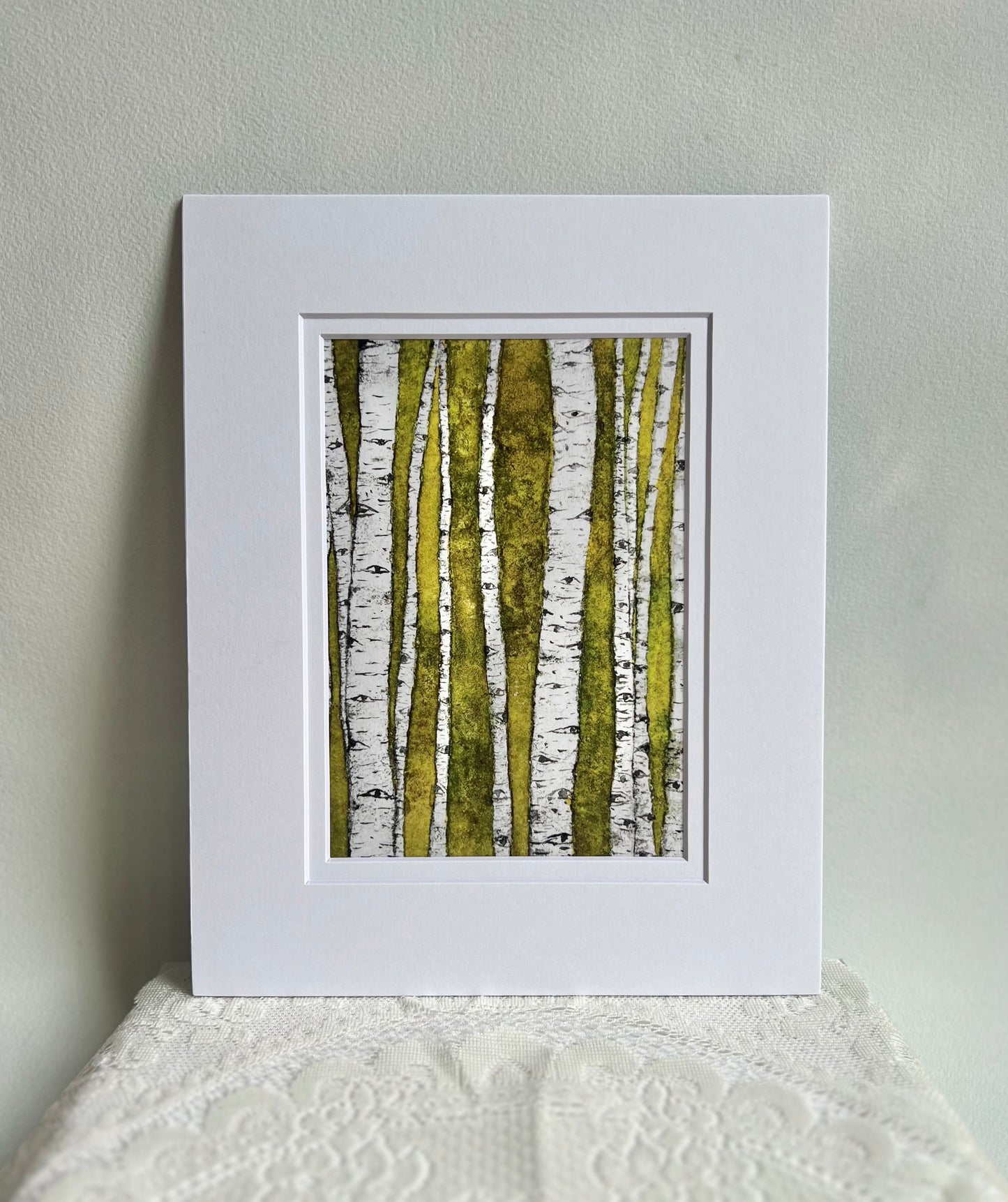 Birch Forest Art Print