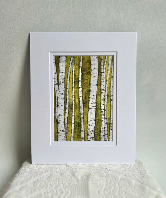 Birch Forest Art Print