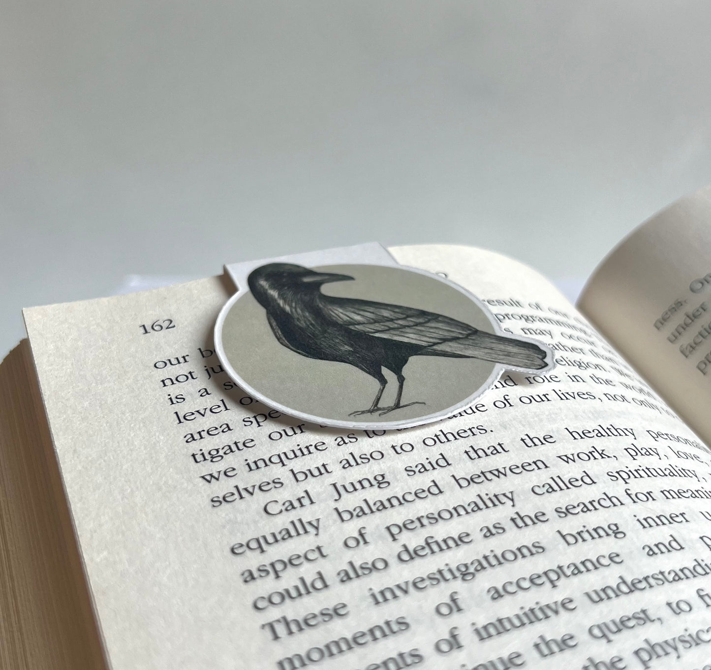 Crow Magnetic Bookmark