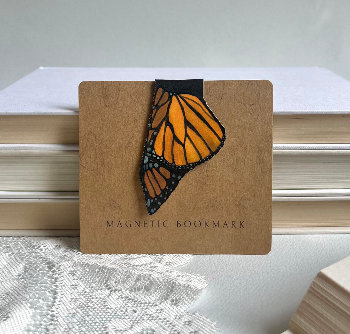 Monarch Butterfly Wing Magnetic Bookmark