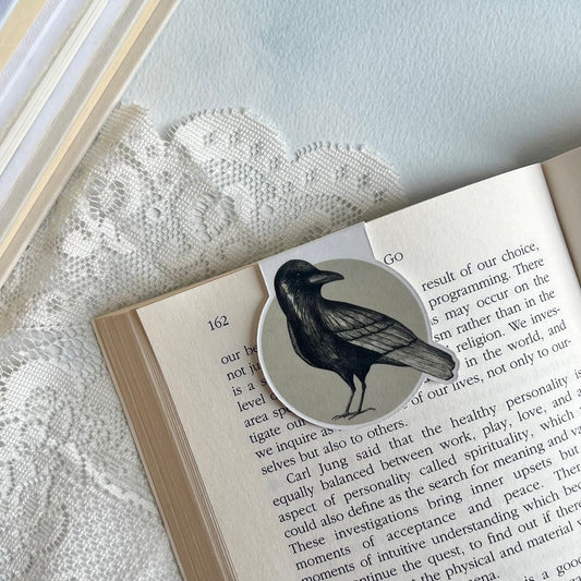 Crow Magnetic Bookmark