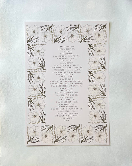 Affirmations Poster