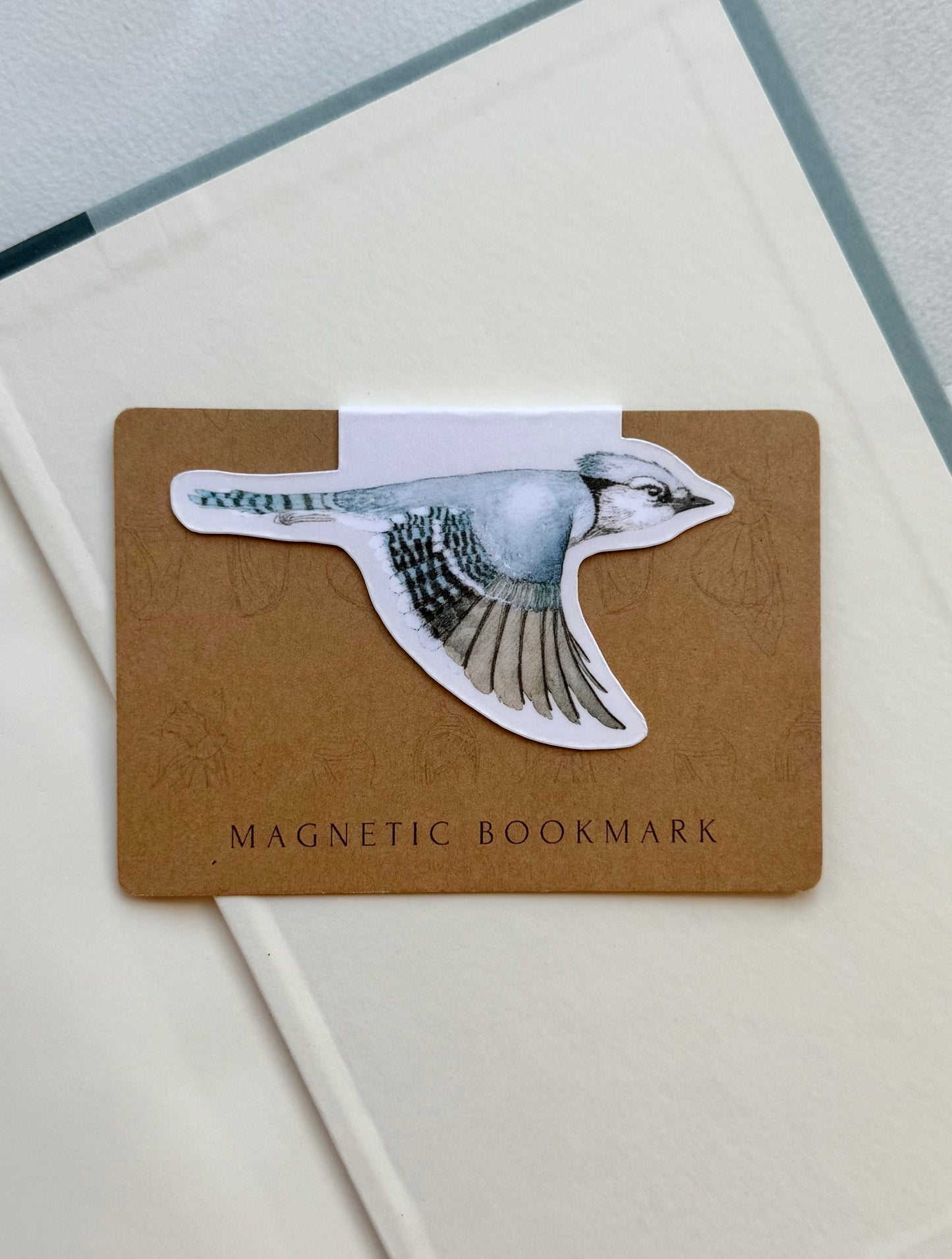 Blue Jay Magnetic Bookmark