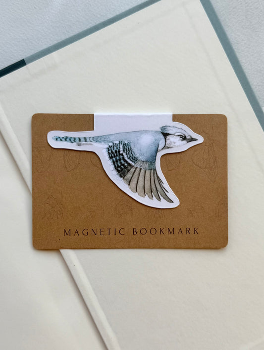Blue Jay Magnetic Bookmark