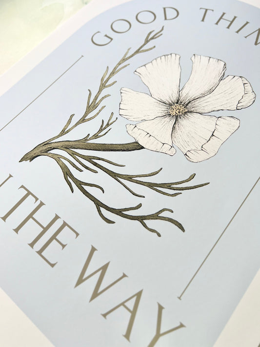 Good Things Are On The Way Poster