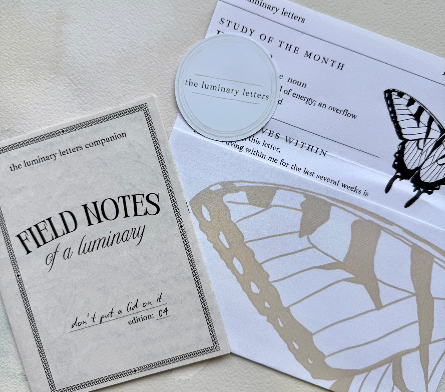 The Luminary Letters Reader's Tier | Monthly Subscription